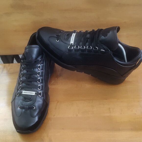 DSQUARED2 | Shoes | Dsquared2 55 Triple Black Trainers Size  display picture 2